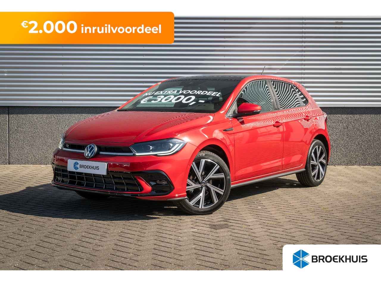 Volkswagen Polo - R-Line Edition Inclusief €2000,- inruilvoordeel | 'App-Connect' draadloze smartphone integ - AutoWereld.nl