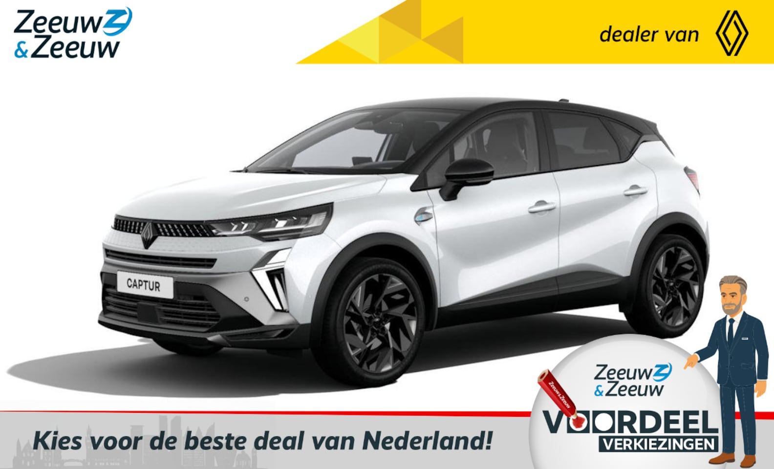Renault Captur - E-Tech full hybrid 160 esprit Alpine | Nu leverbaar met €2.000,- EXTRA Zeeuw & Zeeuw voorr - AutoWereld.nl