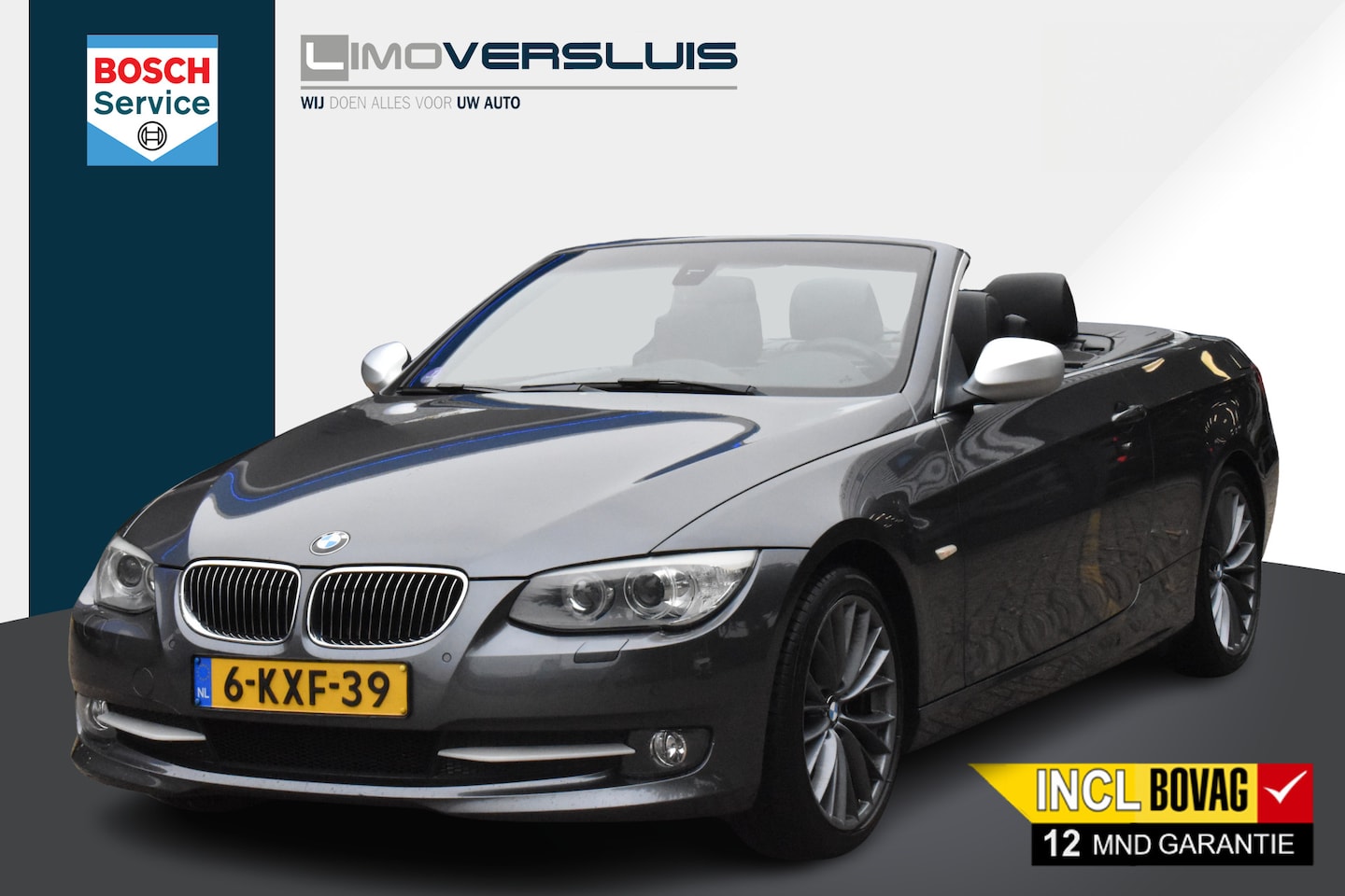 BMW 3-serie Cabrio - 320i Exclusive Leder | Memory-Seats | Navigatie | Goed onderhouden | 12 mnd BOVAG garantie - AutoWereld.nl