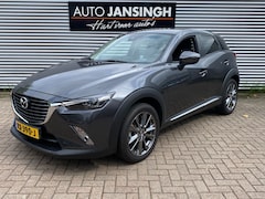 Mazda CX-3 - 2.0 SkyActiv-G 120 GT-Luxury als NIEUW | Lederen bekleding | Ndl auto | Camera | Navigatie