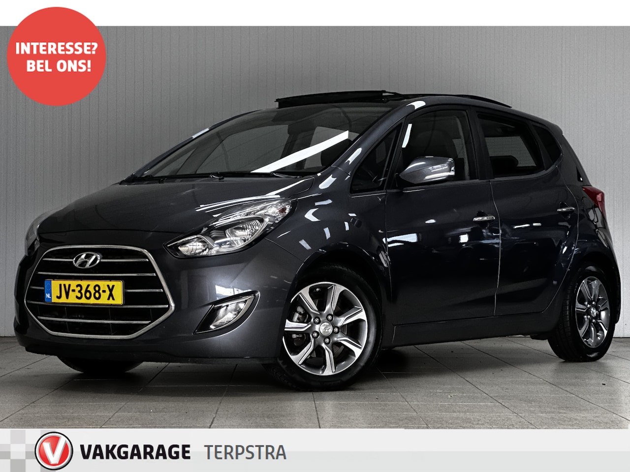 Hyundai ix20 - 1.6i Premium/ 125pk/ Automaat/ 16'' LMV/ Panorama-Dak/ Camera/ Stoel + Stuurverw./ Navi/ C - AutoWereld.nl