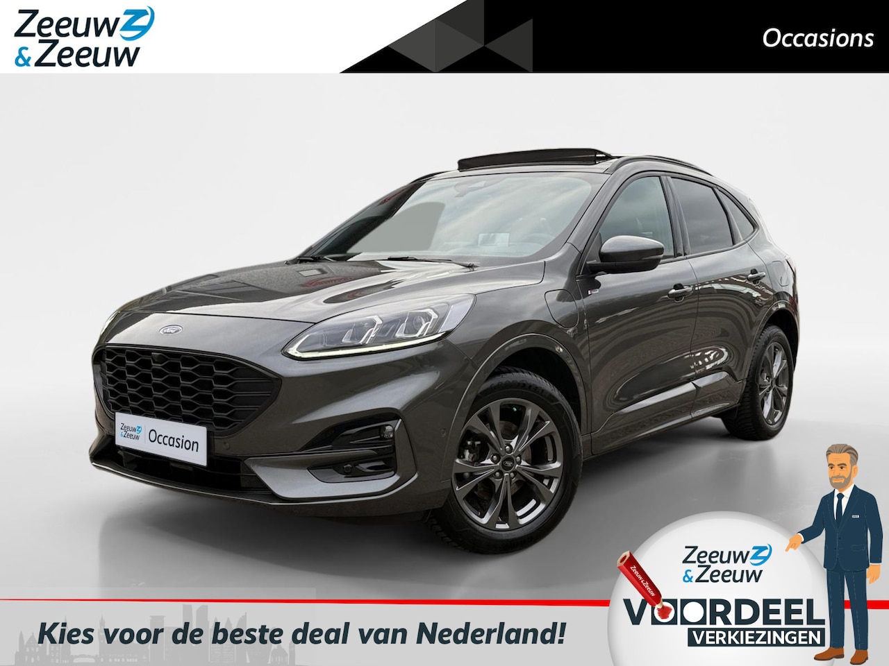 Ford Kuga - 2.5 PHEV ST-Line X | Driver Assistance Pack | Winter Pack | Panoramadak | Technology Pack - AutoWereld.nl
