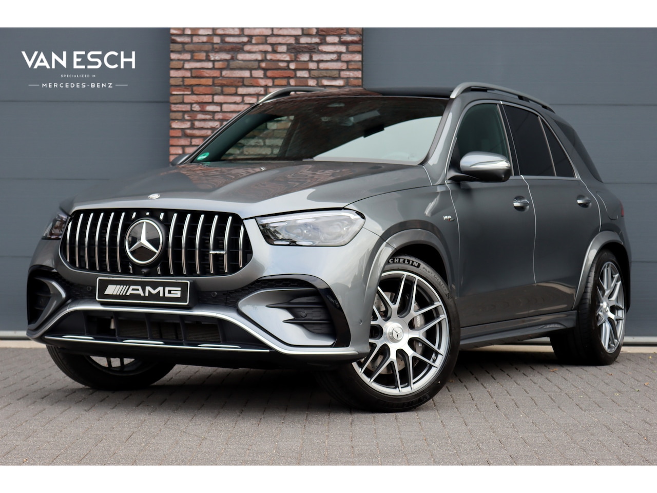 Mercedes-Benz GLE-Klasse - AMG 53 Hybrid 4MATIC+ | Luchtvering | Distronic | Memory | Trekhaak | Panoramadak | Burmes - AutoWereld.nl