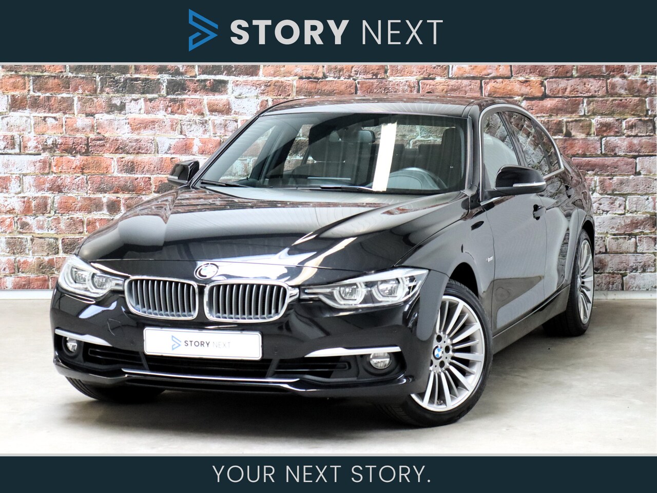 BMW 3-serie - Sedan 318i High Executive Luxury Line Automaat / Navigatie Professional / Leder / Trekhaak - AutoWereld.nl