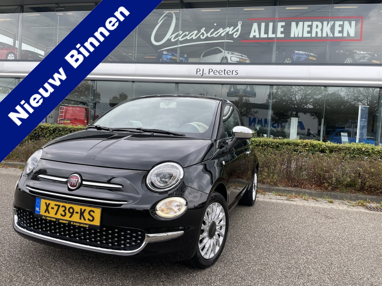 Fiat 500 - 1.0 Hybrid Dolcevita Airco - Cruise control - Panoramadak - stuur multifunctioneel - Licht - AutoWereld.nl