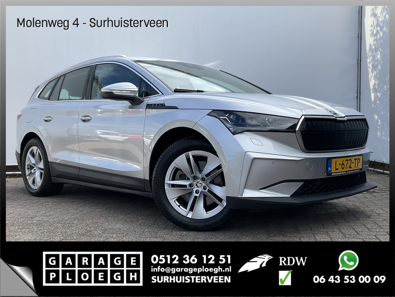Skoda Enyaq iV - 80 Trekhaak Stoel/Stuurverw Carplay Camera 100% Elektrisch NL-Auto! - AutoWereld.nl