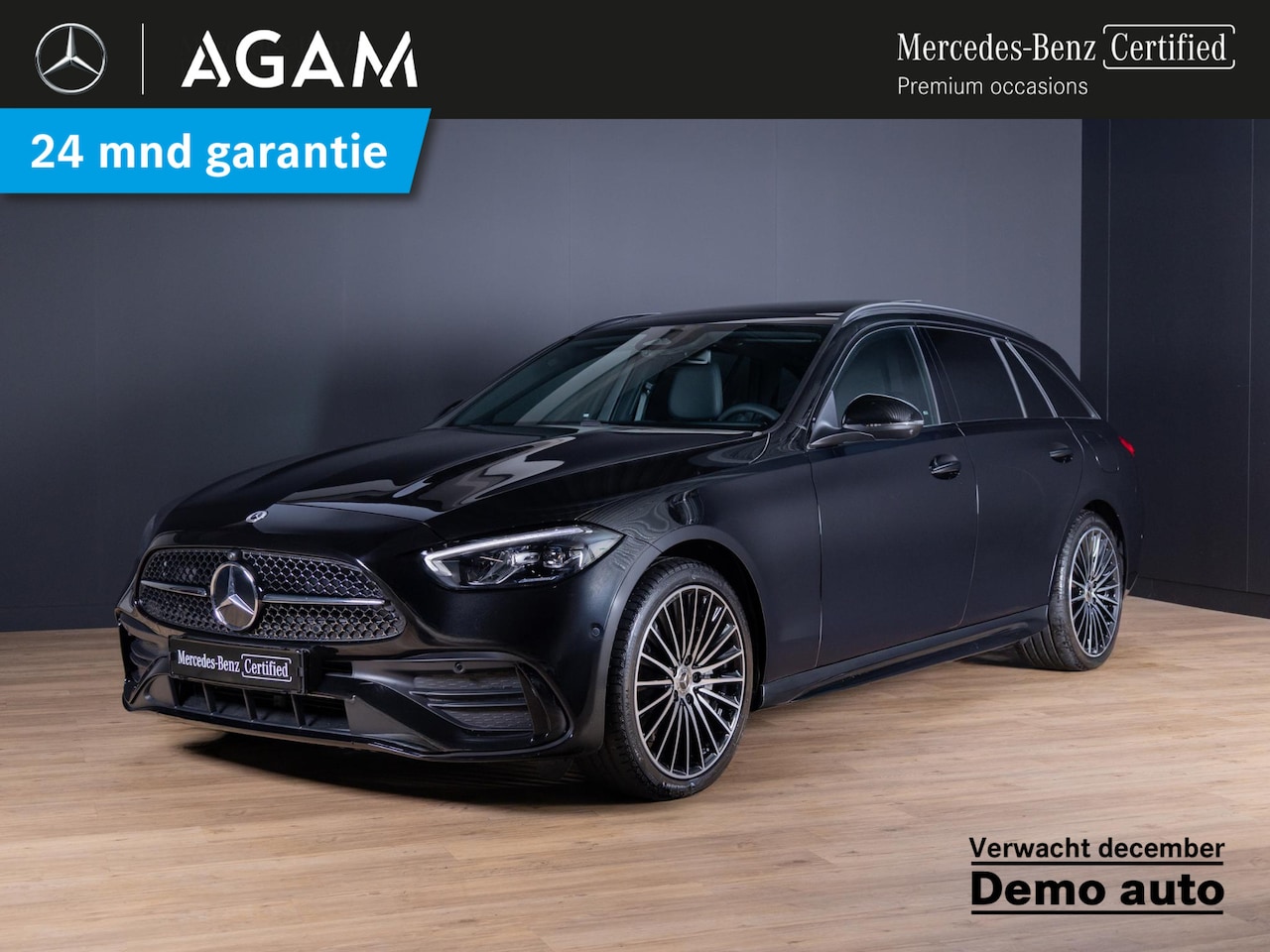 Mercedes-Benz C-klasse Estate - 300 e Business Solution AMG Panorama dak | Trekhaak - AutoWereld.nl