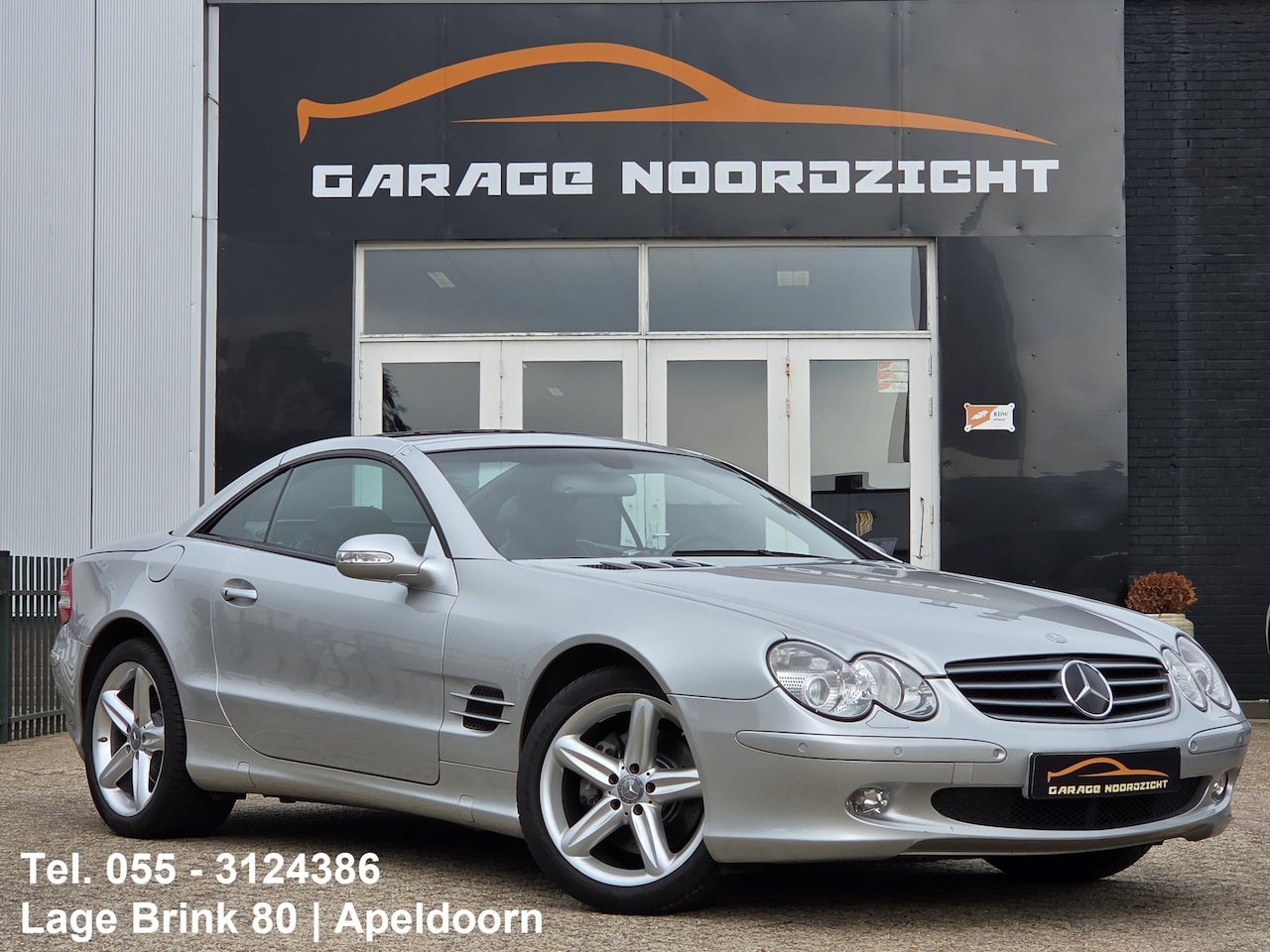 Mercedes-Benz SL-klasse Cabrio - 500 V8 PANORAMADAK|DISTRONIC|AUTOMAAT|LEDER|CRUISE CONTROL|BOSE MUZIEK|18 INCH|DEALER ONDE - AutoWereld.nl