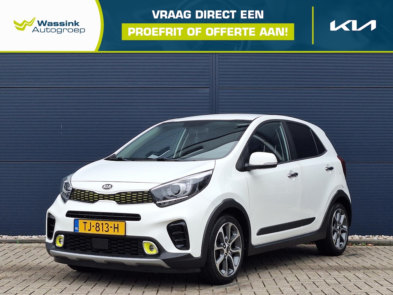 Kia Picanto - 1.2 CVVT 84pk 5-zits X-Line | Camera | Navigatie | Climate Control | Cruise Control | - AutoWereld.nl
