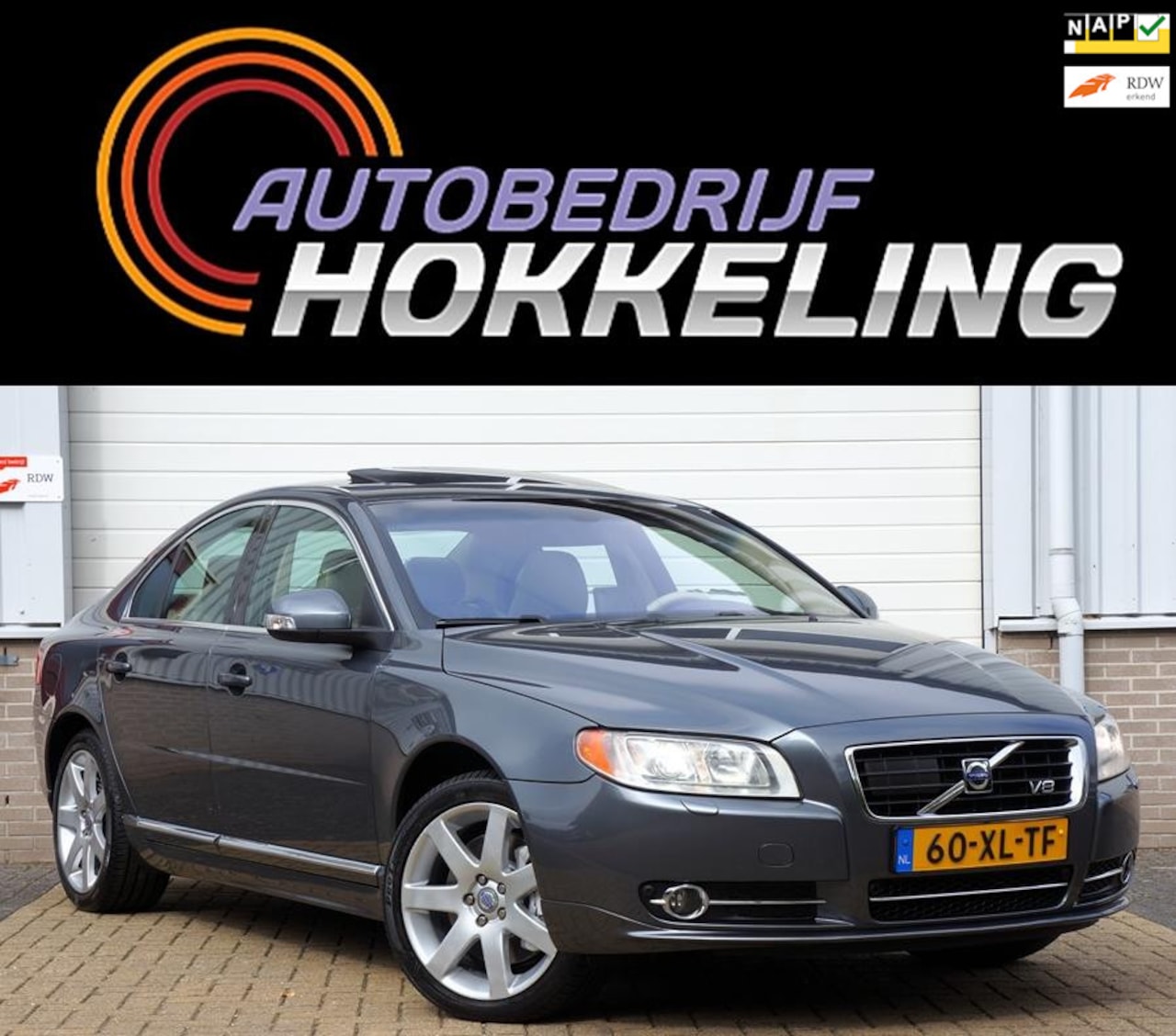Volvo S80 - 4.4 V8 AWD Summum 316pk; Xenon+Schuifdak+18"=Org NL !! - AutoWereld.nl
