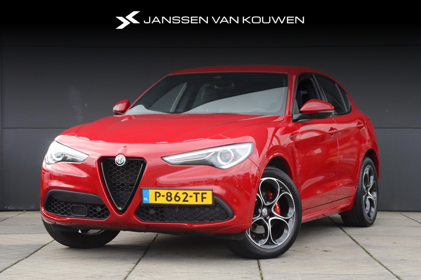Alfa Romeo Stelvio - 2.0T 280pk AWD Veloce / Carplay / Rosso Alfa - AutoWereld.nl
