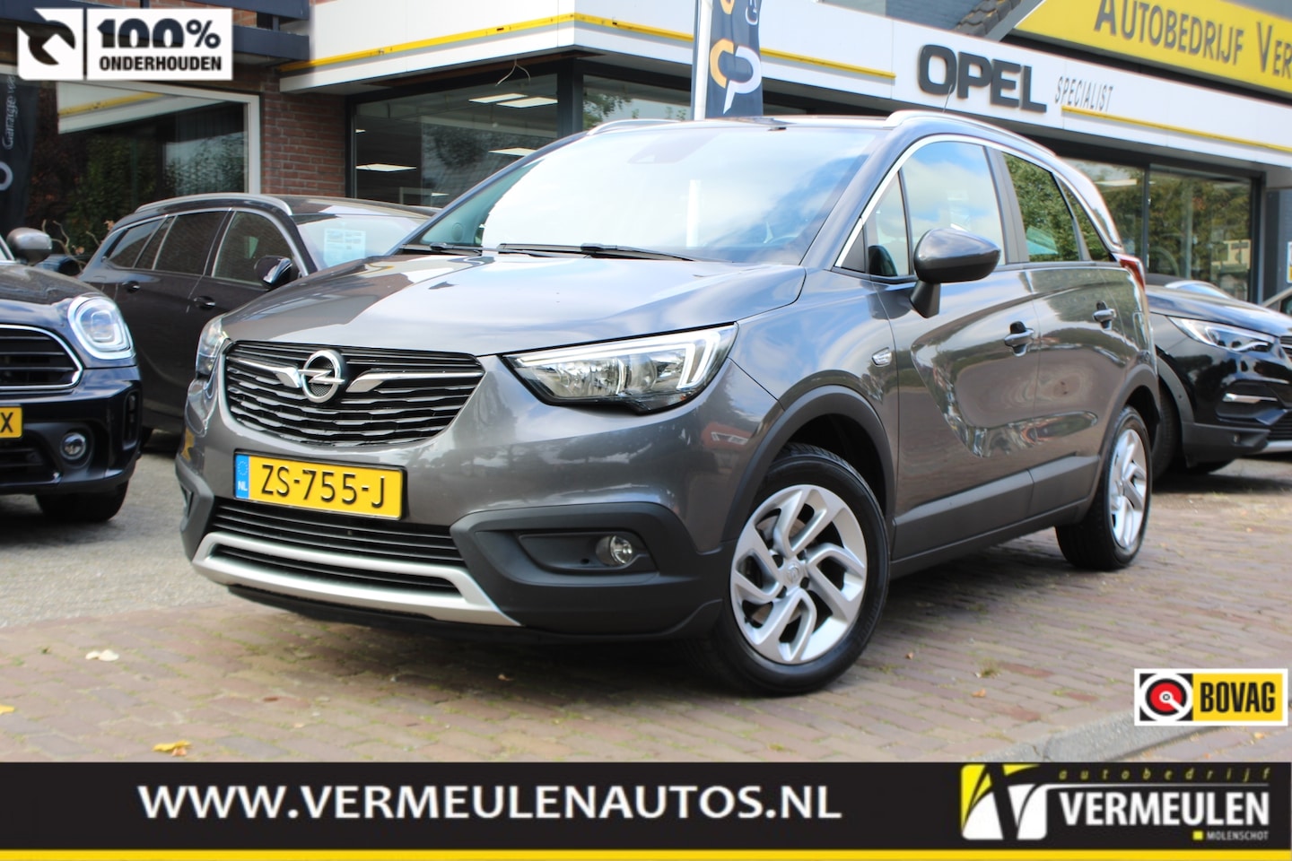 Opel Crossland X - 1.2 Turbo 110PK Innovation + 16"/ Navi/ Clima/ Cruise/ CarPlay/ Trekhaak/ NL auto - AutoWereld.nl