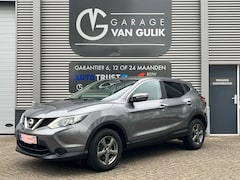 Nissan Qashqai - 1.2 Visia 116PK Navi, Clima, Cruise, Isofix, ElektrRamen+Spiegels, Lmv, Bluetooth, StuurBe