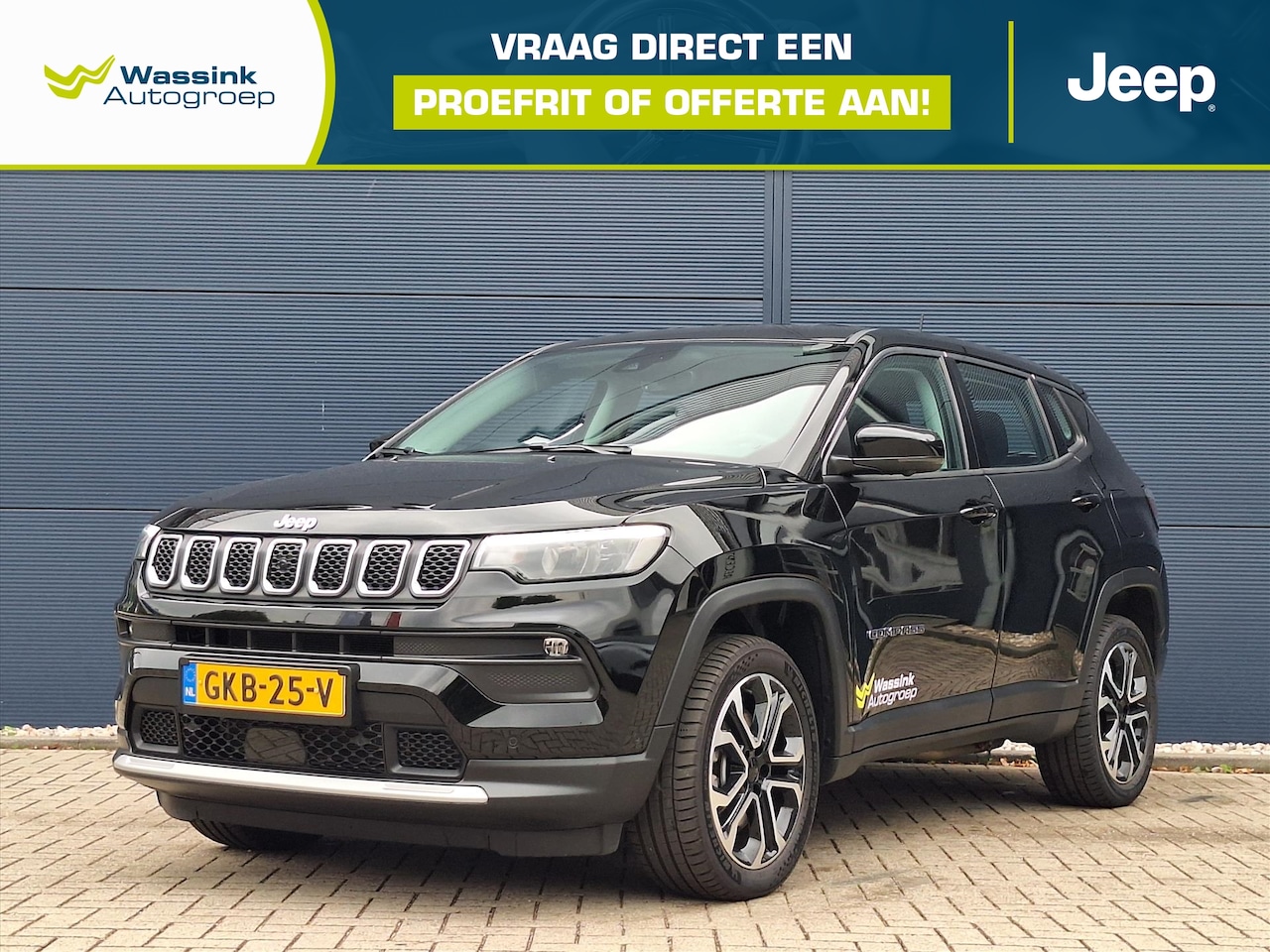 Jeep Compass - 1.3T 4XE 190pk Altitude | Carplay | Winter Pack | Safety Pack - AutoWereld.nl