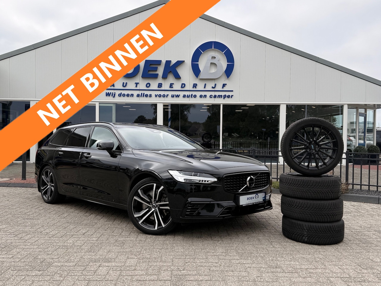 Volvo V90 - 2.0 T8 AWD R-Design BOWERS & WILKINS | PANO | LEER | 360° CAM | PILOT - AutoWereld.nl