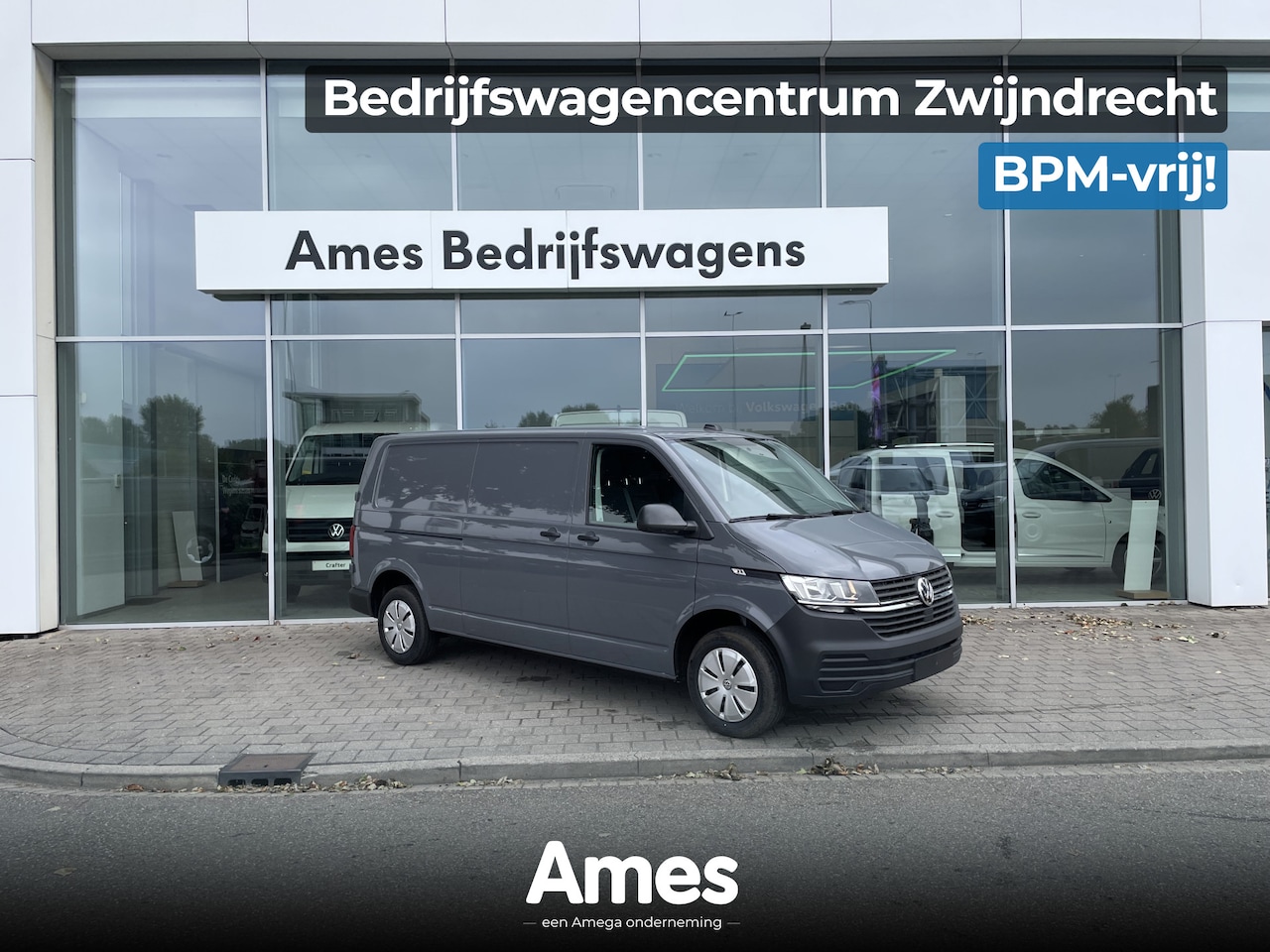 Volkswagen Transporter - 2.0 TDI L2H1 150PK hand | PDC | App connect | Cruise control |  Bijrijdersbank - AutoWereld.nl