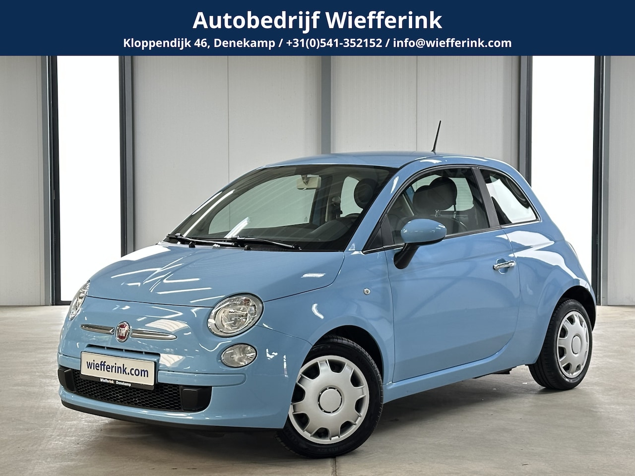Fiat 500 - 1.0 TwinAir Pop | Airco | Legends Blue | - AutoWereld.nl