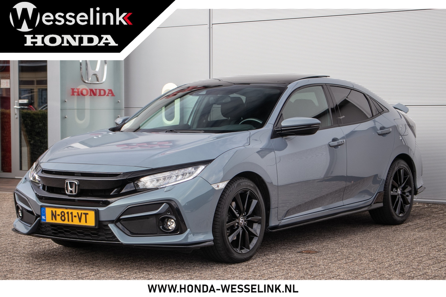 Honda Civic - 1.0 i-VTEC Executive - Dealerond. | Sportpakket | Schuif/kanteldak | Cam. | Navi - AutoWereld.nl