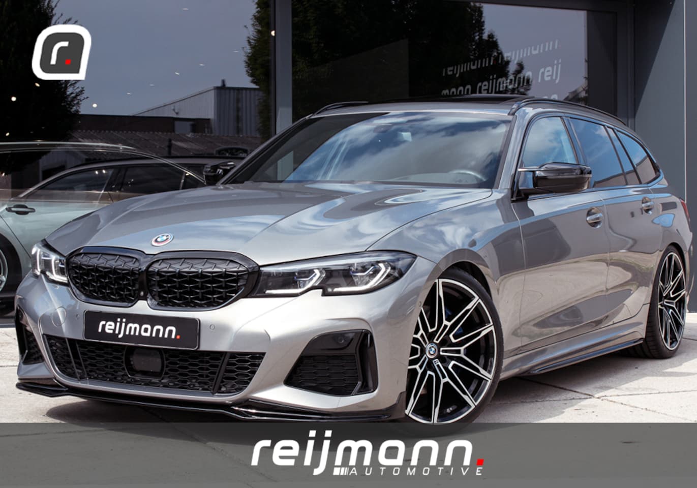 BMW 3-serie Touring - M340i xDrive M-Performance OxidGrau | M Stoel | ACC | Pano | HuD - AutoWereld.nl