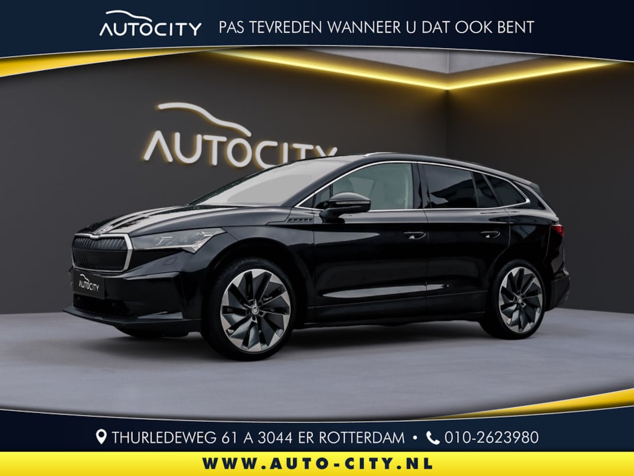Skoda Enyaq iV - Enyaq 80 ecoSuite Panorama l Leder l Memory l HUD l VOL OPTIE - AutoWereld.nl