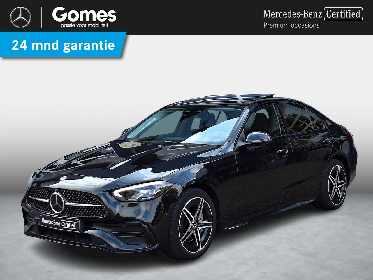 Mercedes-Benz C-klasse - 300 e AMG Line Limited | Panoramadak | Trekhaak | Night pakket | 360˚ camera | Dodehoekass - AutoWereld.nl