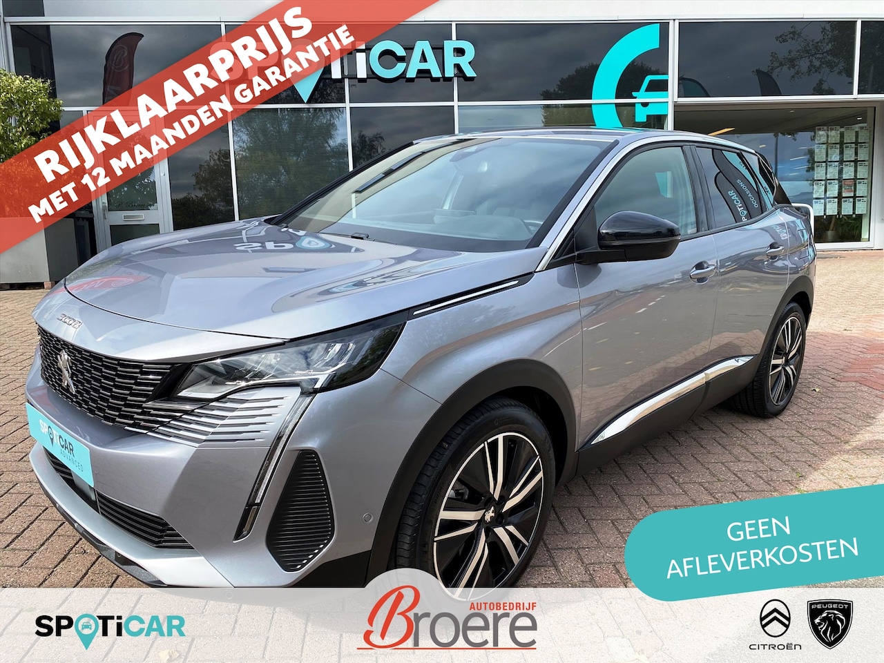 Peugeot 3008 - HYbrid 225pk e-EAT Allure | adaptive cruise, dodehoekdetectie, 19 inch velgen, dab, camera - AutoWereld.nl