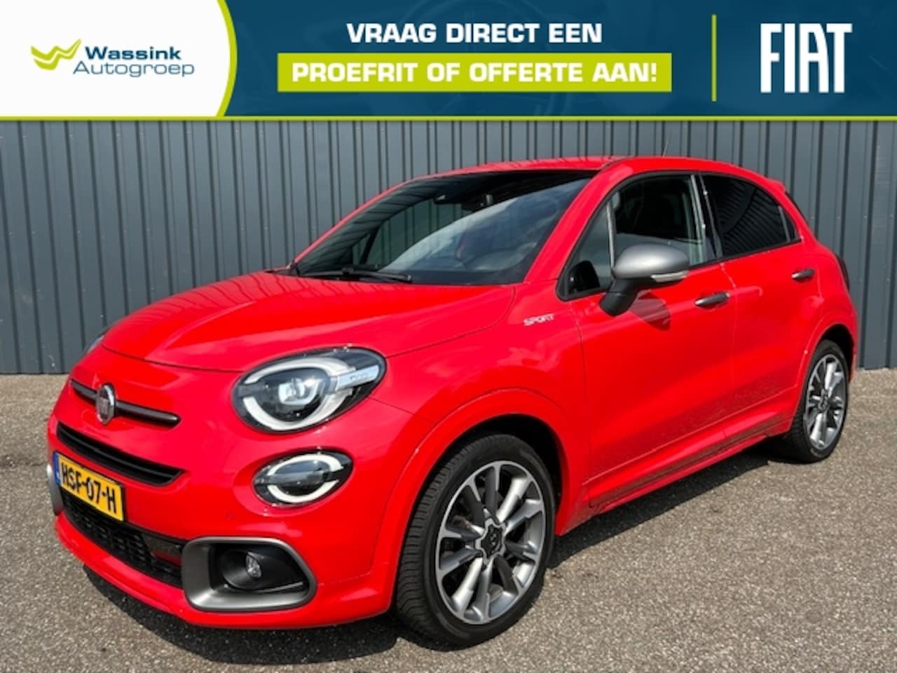 Fiat 500 X - Sport Turbo 150pk Automaat | Stoelverwarming I Elektrische Stoelverstelling I Camera | Saf - AutoWereld.nl