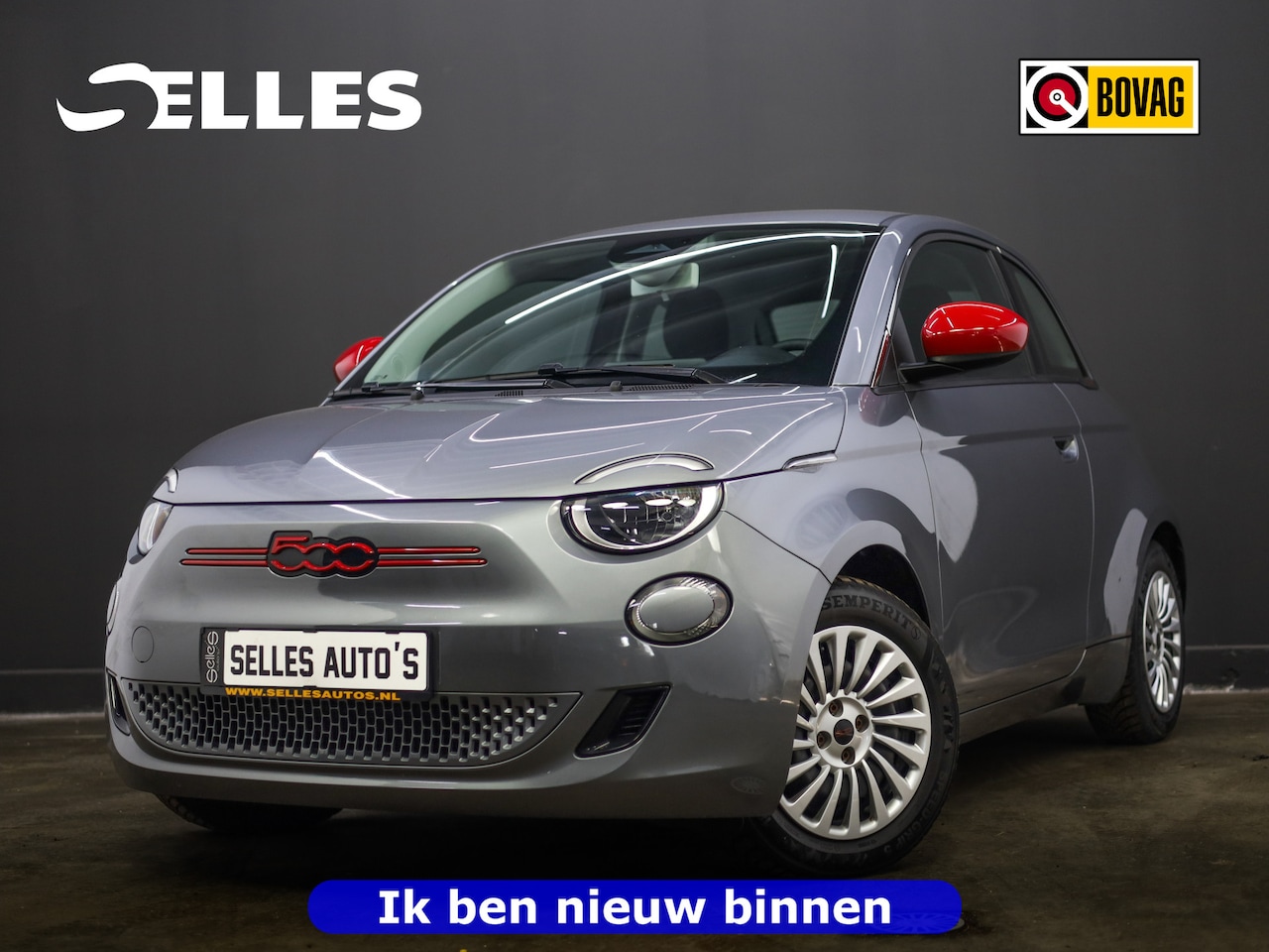 Fiat 500 - RED 42 kWh Camera Applecarplay | Stoelverwarming - AutoWereld.nl