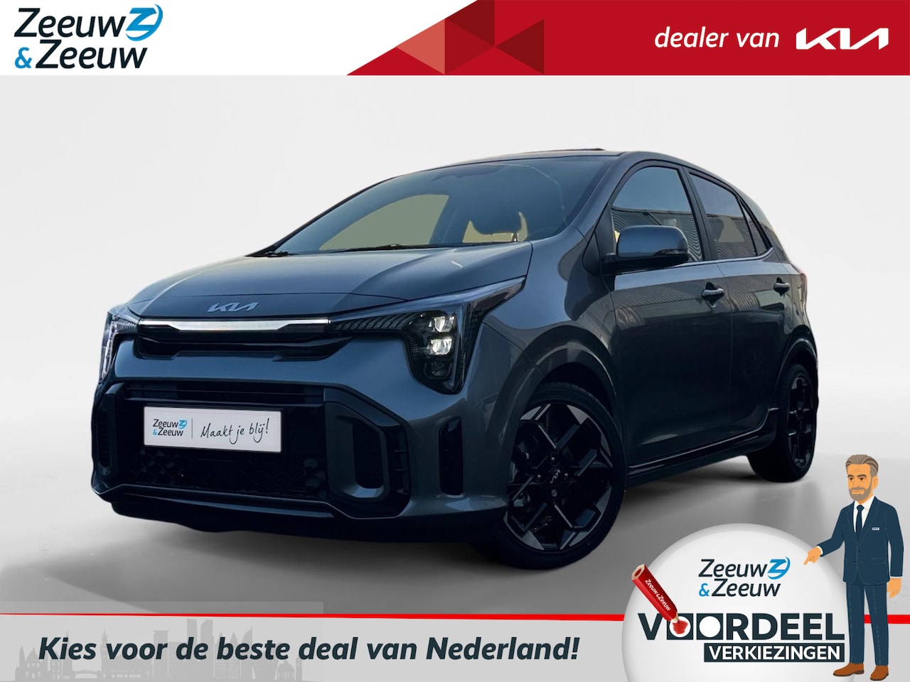 Kia Picanto - 1.0 GDi GT-Line Automaat | Cruise control | | Nu met €1.000,- inruilpremie - AutoWereld.nl