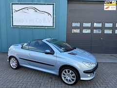 Peugeot 206 CC - 2.0-16V Cabrio Clima16"Lm velgen Uniek nette staat 160927 km NL Auto NAP Incl nw Apk 09-20