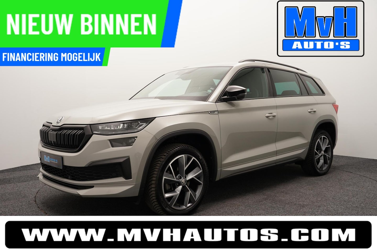Skoda Kodiaq - 1.5 TSI Sportline Business|LUXE!|VIRTUAL|CARBON - AutoWereld.nl