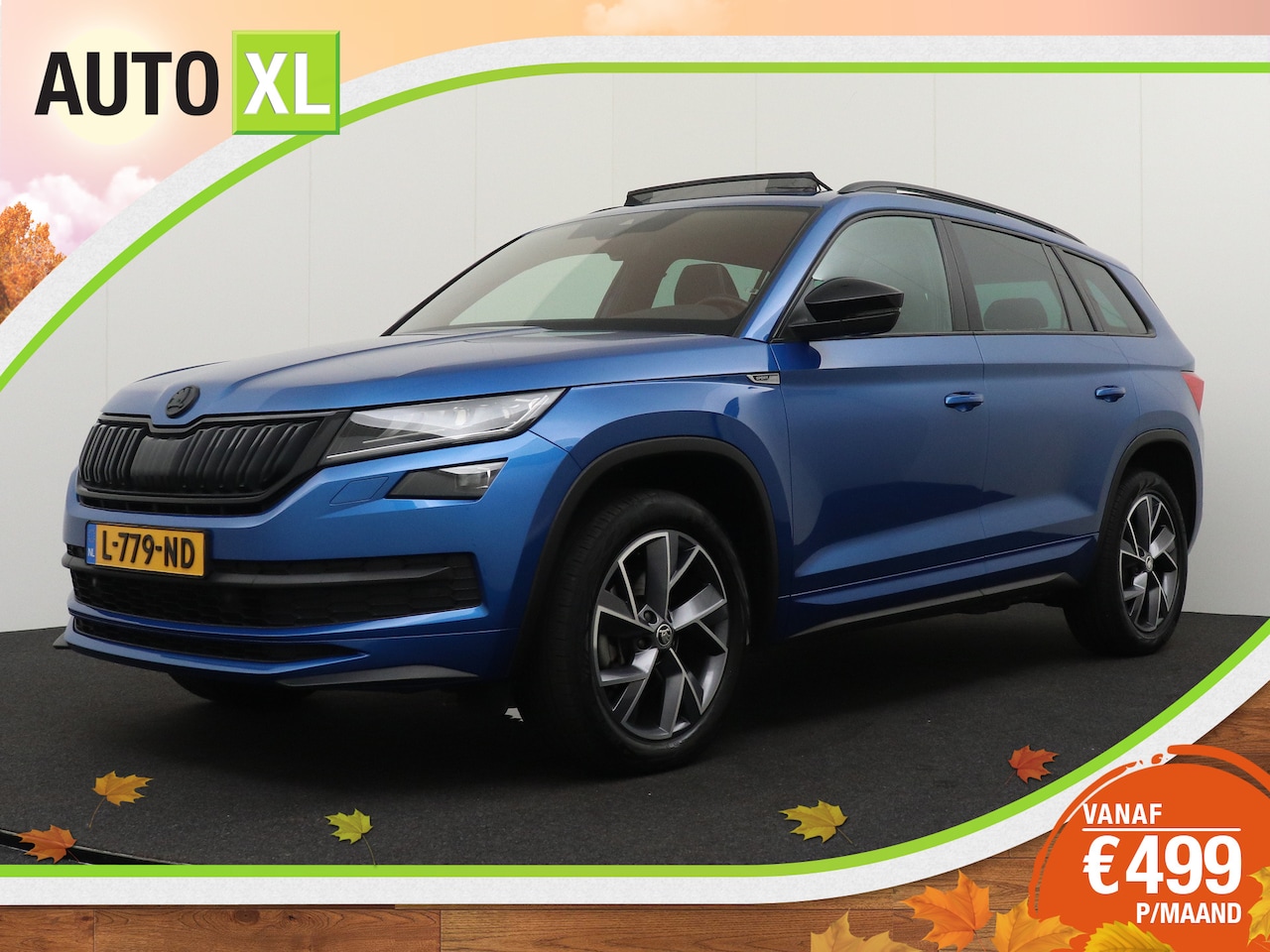 Skoda Kodiaq - 1.5 TSI 150 PK Aut. Sportline Pano-dak Memory Carplay Canton-Audio - AutoWereld.nl