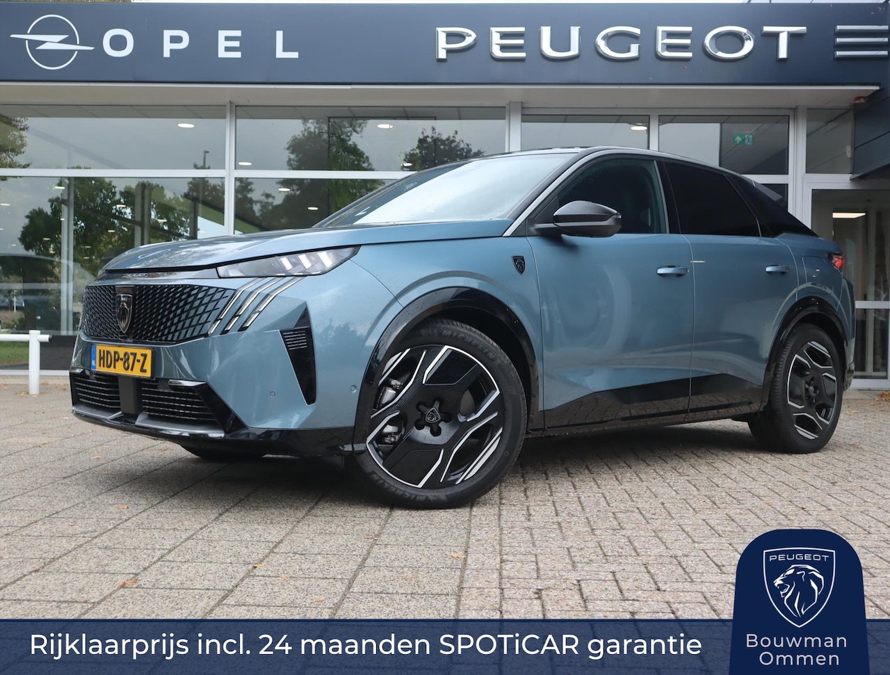 Peugeot e-3008 - GT EV 73 kWh 210PK Automaat, Rijklaarprijs, Alcantara bekleding Camera Stoel- en stuurverw - AutoWereld.nl
