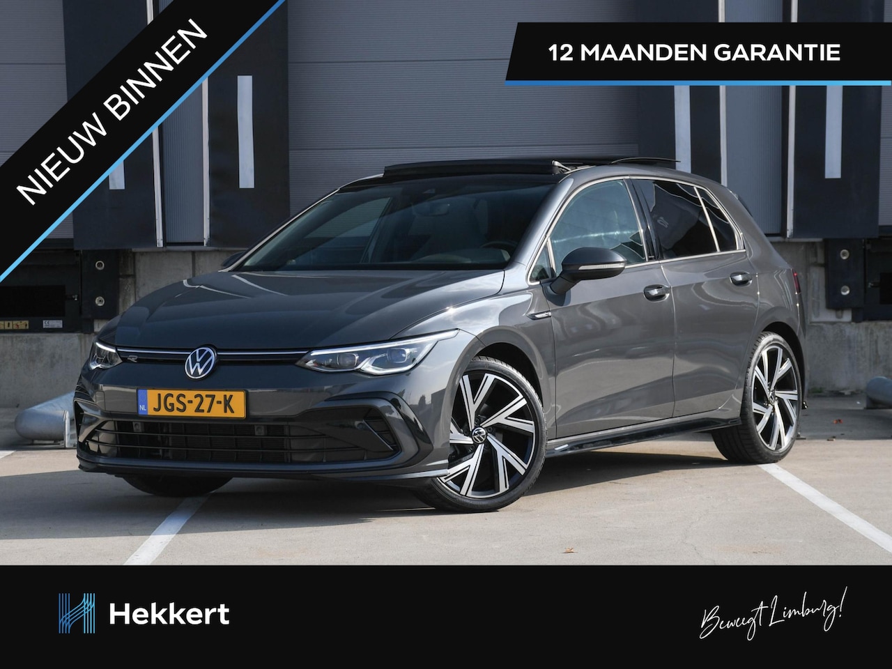 Volkswagen Golf - R-Line 1.5 eTSI 150pk Automaat PANO-DAK | ADAP. CRUISE | STOEL/STUURVERWARMING | TREKHAAK - AutoWereld.nl