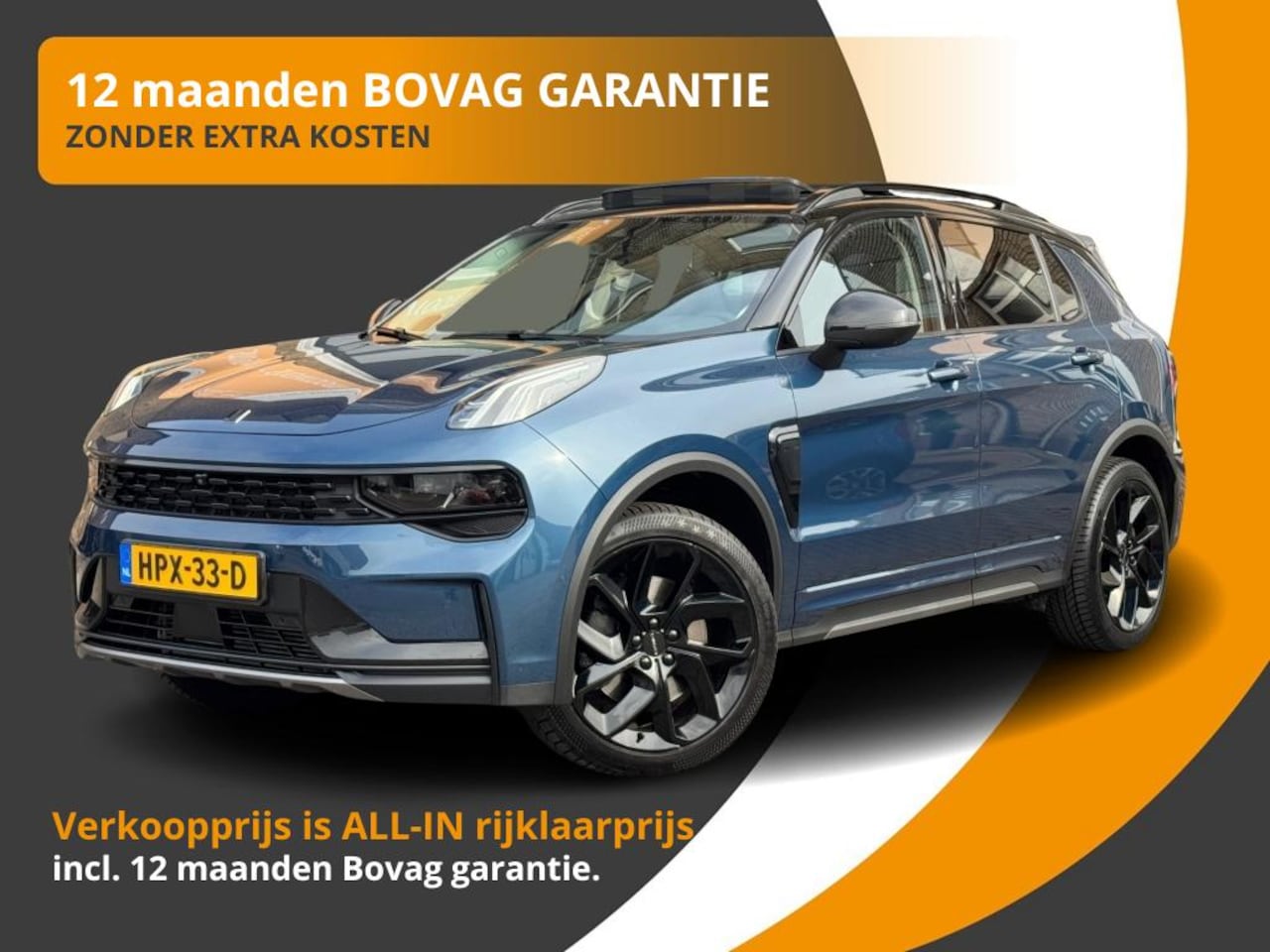 Lynk & Co 01 - 1.5 PHEV 261PK BLACK-EDITION LEDER/PANO/ACC/LMV/360CAMERA/MJ'22 - AutoWereld.nl
