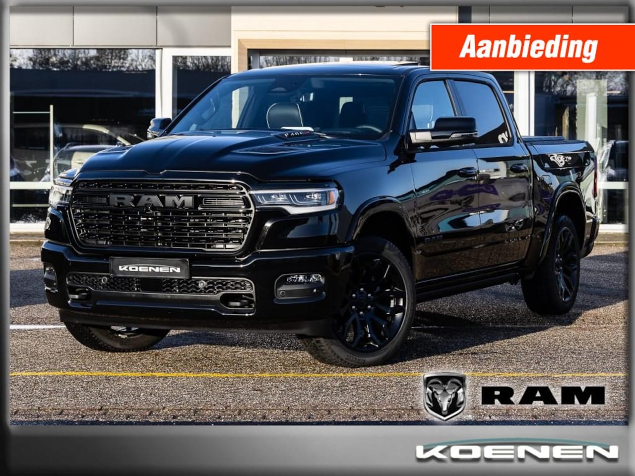 Dodge Ram Pick Up - Limited Night MY25 540pk LPG Deksel SUPERAKTIE!! - AutoWereld.nl