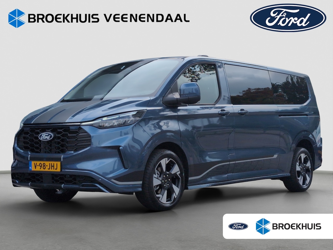 Ford Transit Custom - 300 DC 2.0 170 pk TDCI L2H1 Sport | Trekhaak | Stoelverwarming | Adap. Cruise | Camera - AutoWereld.nl