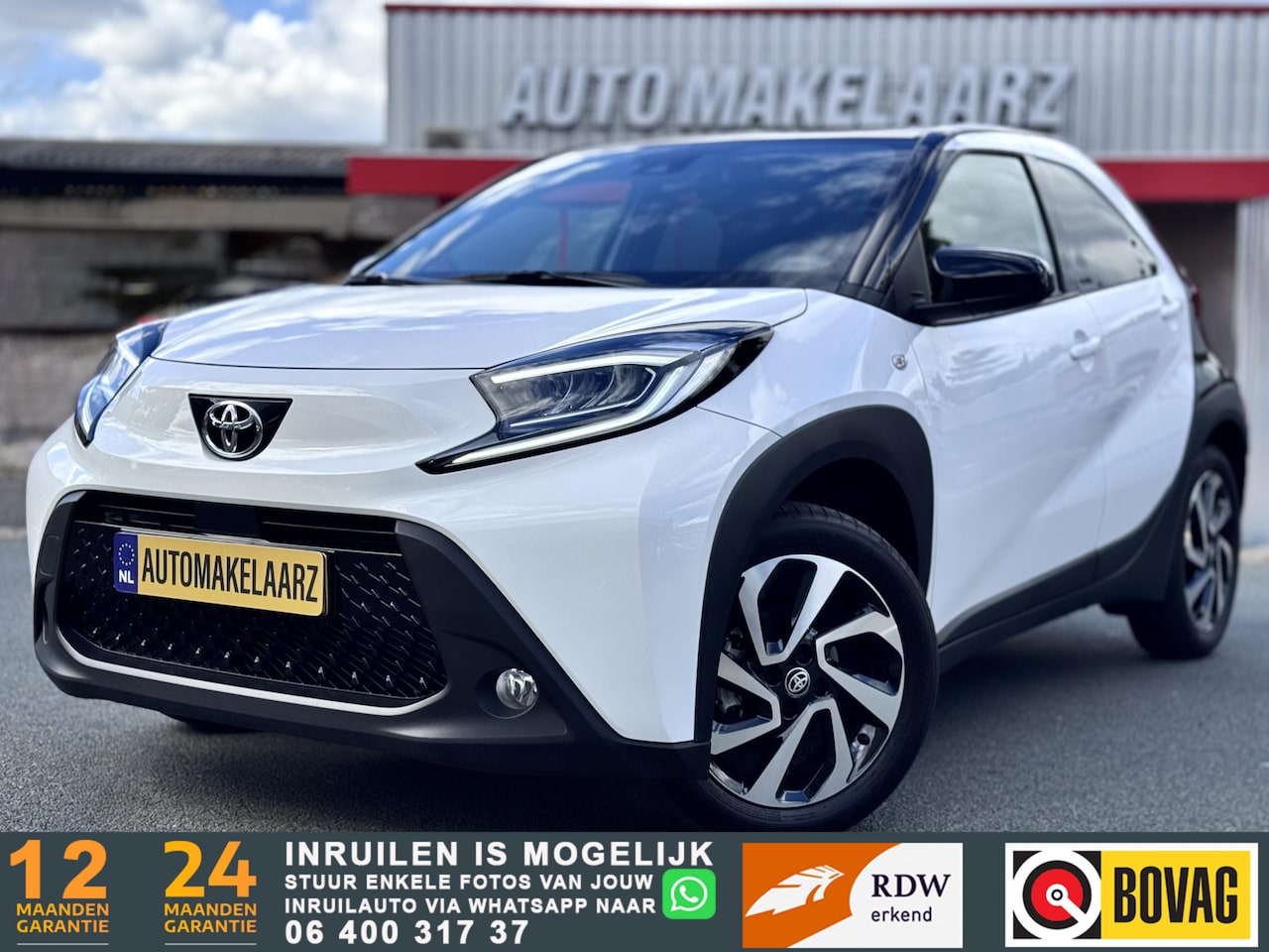 Toyota Aygo X - 1.0 VVT-i MT Two-Tone | CARPLAY LANE CLIMA - ZGAN! - AutoWereld.nl
