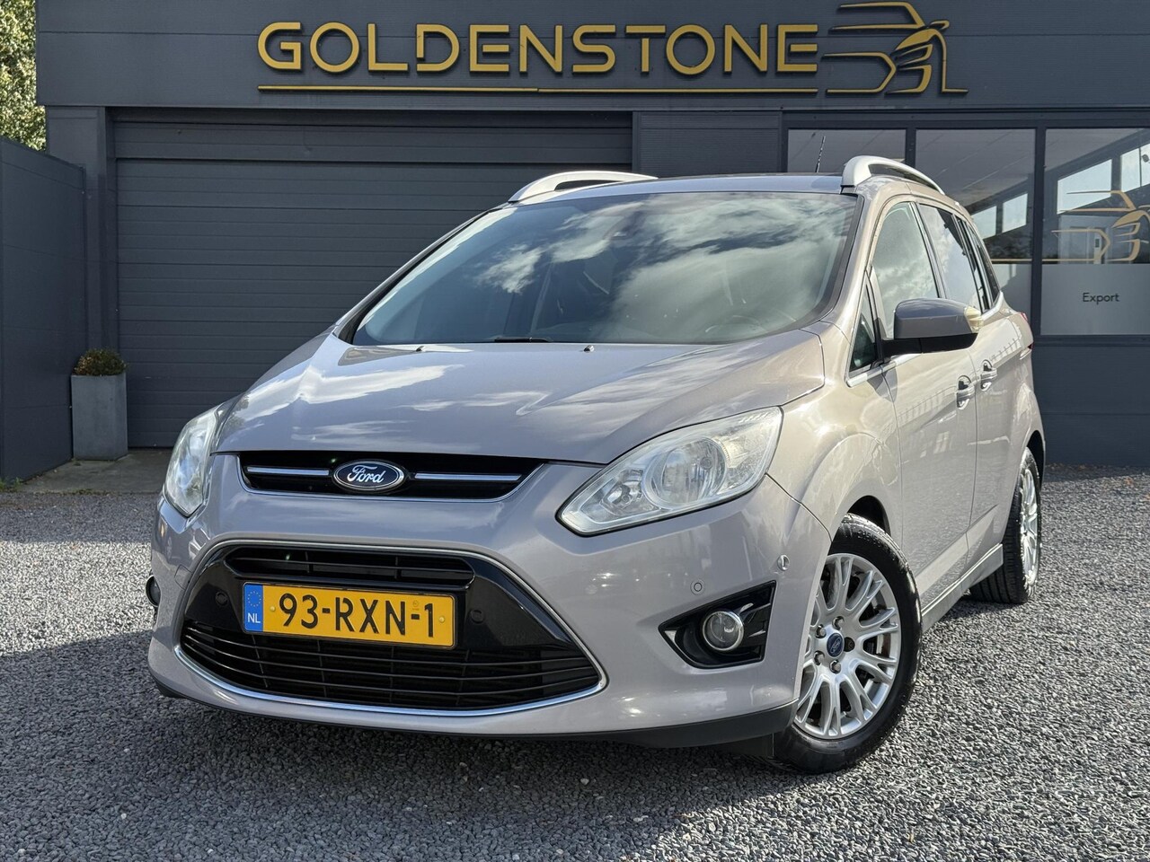 Ford Grand C-Max - 1.6 EcoBoost Titanium 1e Eigenaar,150pk,Dealer Onderhouden,Navi,Clima,Cruise,Parrot,Lm vel - AutoWereld.nl
