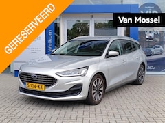Ford Focus Wagon - 1.0 EcoBoost Hybrid Titanium X | Automaat | Stoel/stuur voorruitverwarming | Navigatie | C