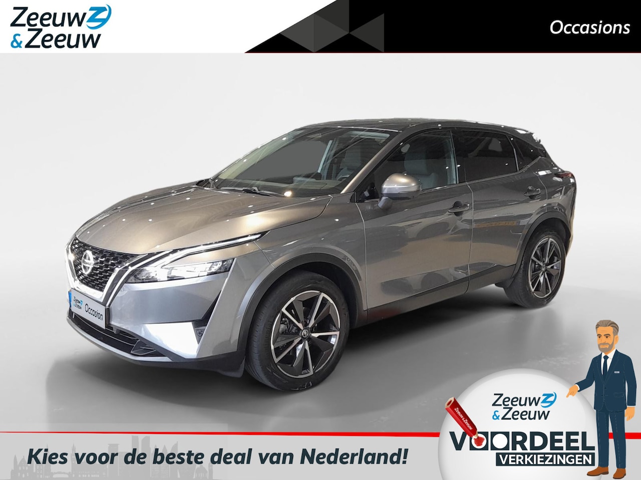 Nissan Qashqai - 1.3 MHEV Xtronic N-Connecta Automaat | 360 graden Camera | Metallic lak | Bovag garantie | - AutoWereld.nl