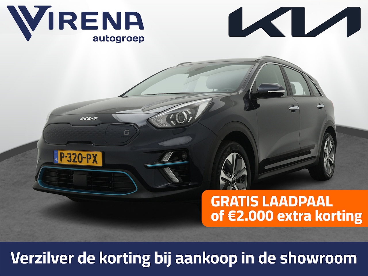 Kia e-Niro - DynamicLine 64 kWh - Apple CarPlay/Android Auto - Adaptieve Cruise Control - Navigatie - F - AutoWereld.nl