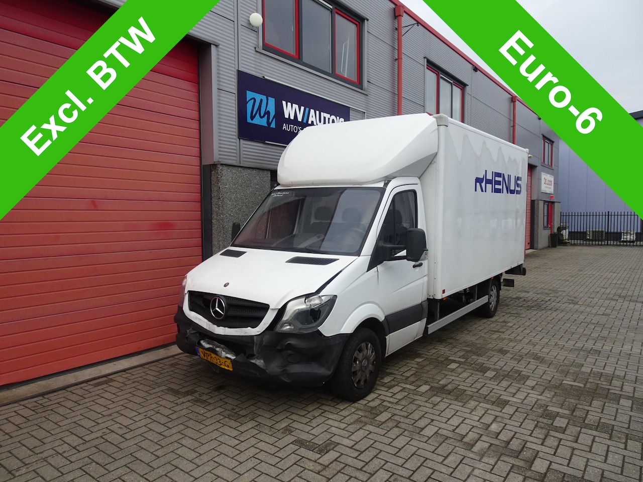 Mercedes-Benz Sprinter - 414 2.2 CDI 432 HD 3 zits automaat koffer met laadklep airco - AutoWereld.nl