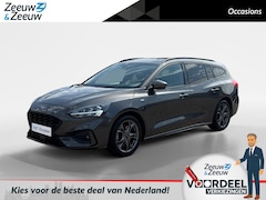 Ford Focus Wagon - 1.0 EcoBoost Hybrid ST-Line | Dealer Onderhouden | Elektrisch bedienbare Trekhaak | Apple