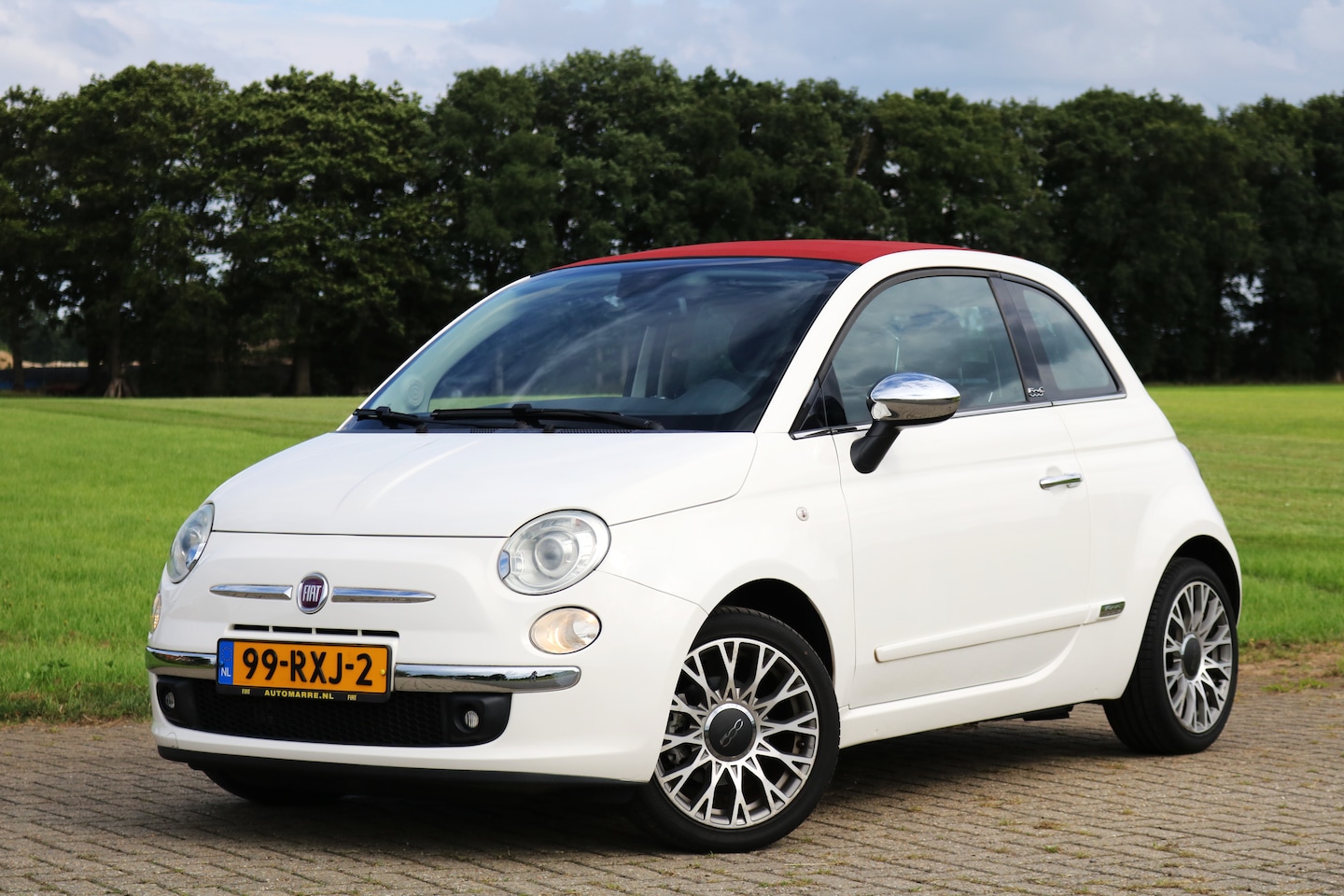 Fiat 500 C - 0.9 TwinAir Lounge | Rood Interieur! | 2e Eigenaar - AutoWereld.nl