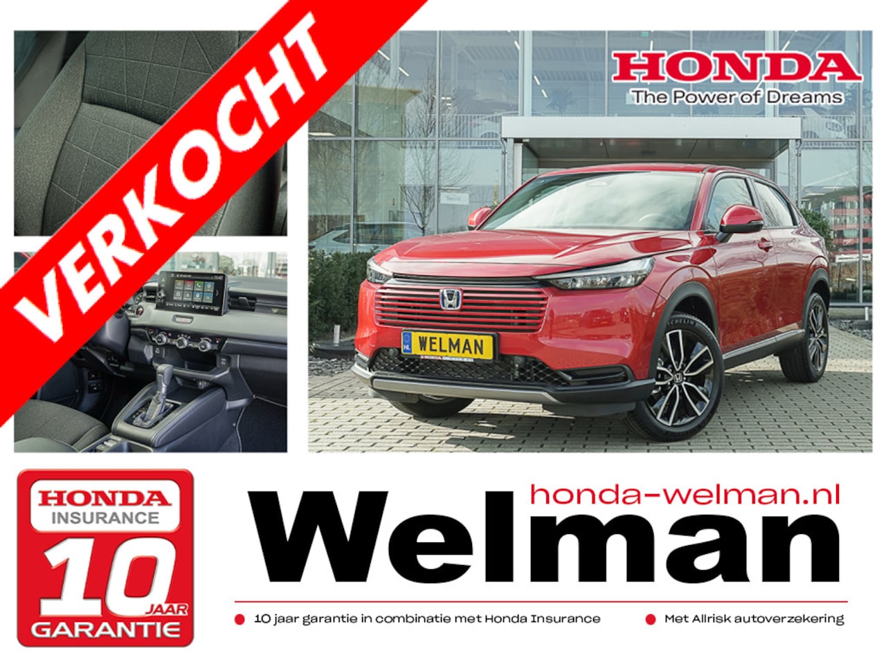 Honda HR-V - 1.5i e:HEV ELEGANCE - NIEUW - FULL HYBRID - AUTOMAAT - AutoWereld.nl