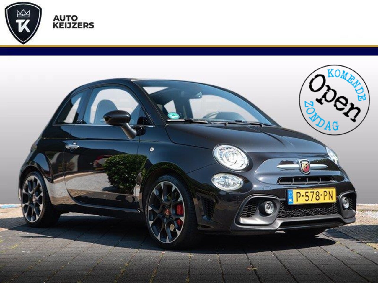 Fiat 500 C - 1.4 Abarth Navigatie PDC Abarth Ombouw Recaro Stoelen Brembo - AutoWereld.nl