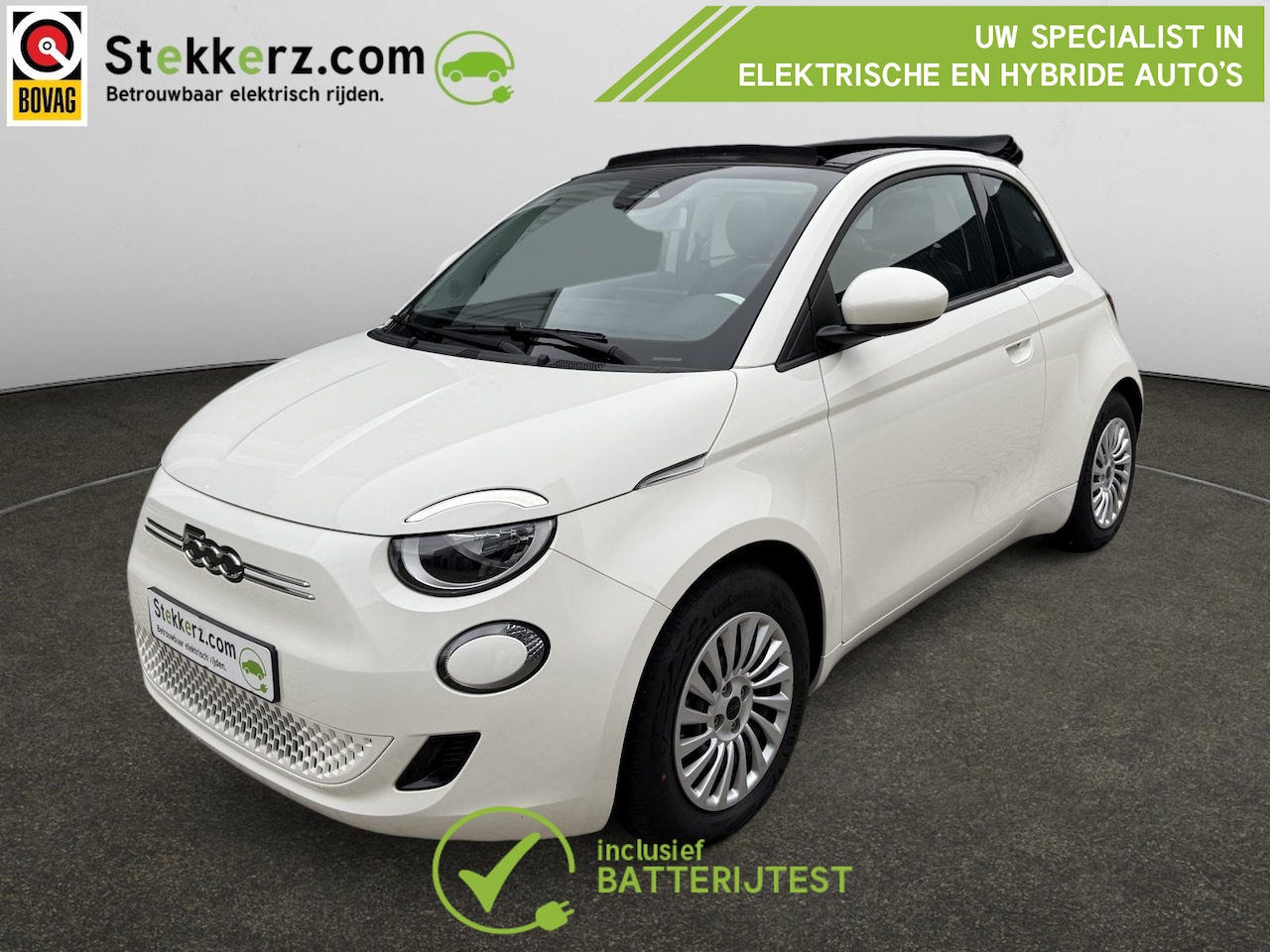 Fiat 500 C - 42 kWh Cabrio, 8881km! - AutoWereld.nl