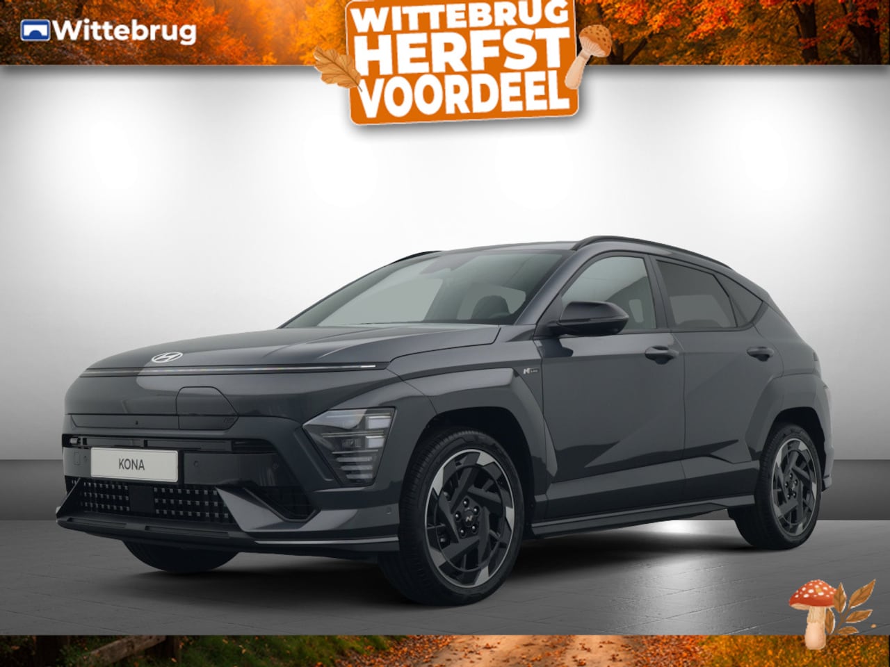 Hyundai Kona Electric - N Line Edition 65.4 kWh Volledig Elektrisch, Sportstoelen, Navigatie en Camera Uit voorraa - AutoWereld.nl