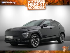Hyundai Kona Electric - Premium 65.4 kWh Volledig Elektrische Automaat met Navigatie, Lederen bekleding en Stoelve